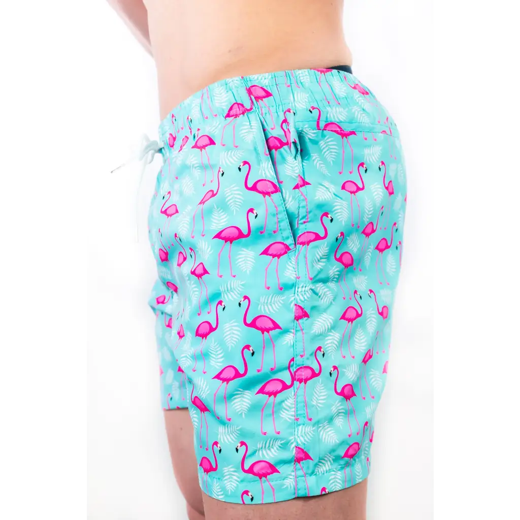 Men’s Flamingo Swim Shorts - Men’s Swim Shorts