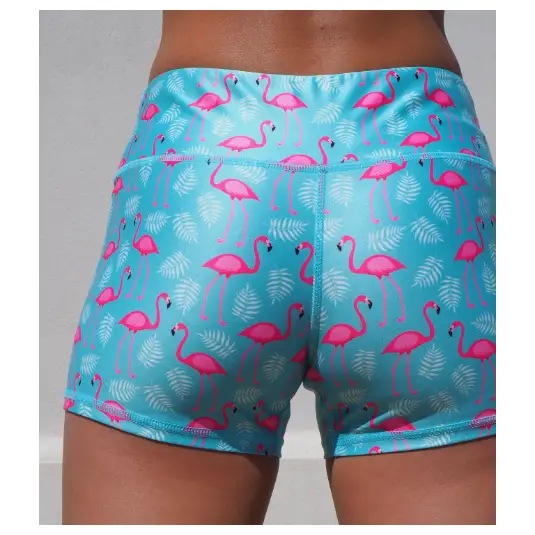 Women’s Flamingo Shorts - Booty Shorts